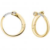 Creolen 585 Gelbgold 12 Brillanten