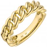 Damen Ring 585 Gelbgold in breiter Gliederform Damen Ring 585 Gelbgold in breiter Gliederform