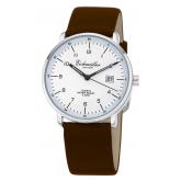 Eichmüller Armbanduhr Quarz Lederarmband braun | Uhren
