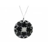 Collier 925 Silber mit Anhänger "Bacchus" Perlmutt | Perlen