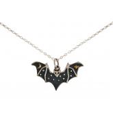 Collier "Fledermaus und Nachthimmel" 925 Silber | Silberschmuck