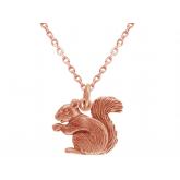 Collier "Eichhörnchen" 925 Silber/rosévergoldet | Vergoldet