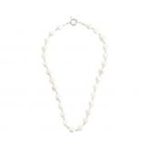 Collier 925 Silber mit weißen Zuchtperlen | Perlen