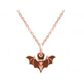 Collier "Fledermaus" 925 Silber/rosévergoldet | Vergoldet