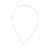 Collier 925 Silber/vergoldet mit Mondsteinen weiß | Edelsteine