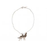 Armband "Gebirgs-Wolf" 925 Silber/teilvergoldet | Silberschmuck