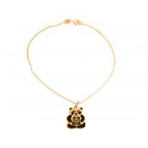 Armband "Panda-Bär mit Kind" 925 Silber/vergoldet | Vergoldet