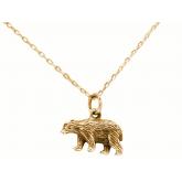 Collier "Bär" 925 Silber/vergoldet | Vergoldet